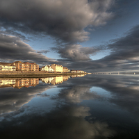 Buy canvas prints of West Kirby reflections by Paul Farrell Photography