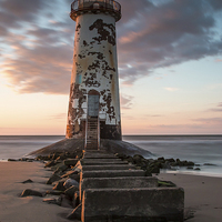 Buy canvas prints of Talacre lighthouse by Paul Farrell Photography