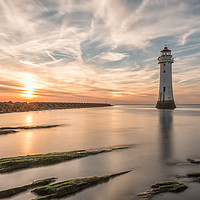 Buy canvas prints of New Brighton sunset by Paul Farrell Photography