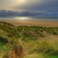 Buy canvas prints of Path to the beach by Martin Chambers