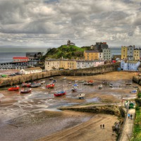 Buy canvas prints of Tenby in April by Martin Chambers