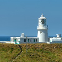 Buy canvas prints of Strumble Head Lighthouse by Martin Chambers