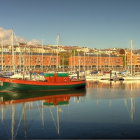 Buy canvas prints of Milford Haven Marina by Martin Chambers