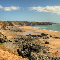 Buy canvas prints of Marloes Sands, Pembrokeshire by Martin Chambers
