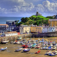 Buy canvas prints of  Regatta Day Tenby by Martin Chambers