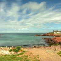 Buy canvas prints of  St Brides Haven, Pembrokeshire by Martin Chambers