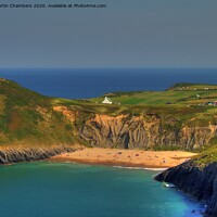 Buy canvas prints of Mwnt Beach Ceredigion  by Martin Chambers