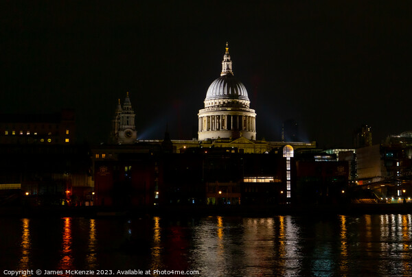 St Pauls Cathedral  Picture Board by James McKenzie