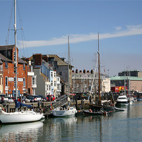Buy canvas prints of weymouth harbour by yvette wallington
