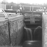 Buy canvas prints of Lock Gates, Grand Union Canal by David Wilkins
