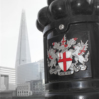 Buy canvas prints of City of London Crest by David Wilkins
