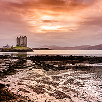 Buy canvas prints of Castle Stalker, Argyll, Scotland by Scott Taylor