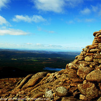 Buy canvas prints of Top of Cairn Gorm by Sarah George