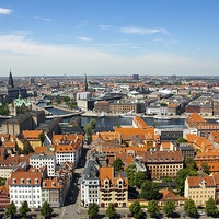 Buy canvas prints of Copenhagen City View by Sarah George