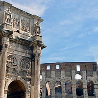 Buy canvas prints of Arch of Constantine by Sarah George