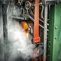 Buy canvas prints of  The Steam Train Furnace by Robin East