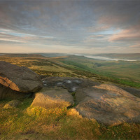 Buy canvas prints of Stanage Edge by Richard Cooper
