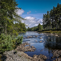 Buy canvas prints of The River Dee, Royal Deeside, Scotland by Bob Step by Robert Stephen