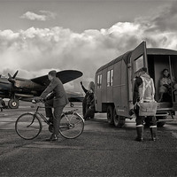 Buy canvas prints of Ground Crew by Jason Green