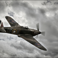 Buy canvas prints of Hawker Hurricane by Jason Green