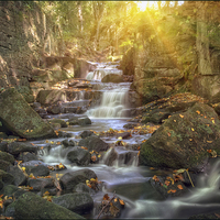 Buy canvas prints of Lumsdale valley by Jason Green