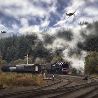 Buy canvas prints of Planes and Trains by Jason Green