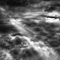 Buy canvas prints of The Lost Lancaster by Jason Green