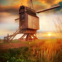Buy canvas prints of Windmill by Jason Green