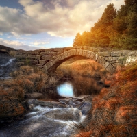 Buy canvas prints of Packhorse Bridge by Jason Green