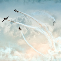 Buy canvas prints of Blades Aerobatic Team by Jason Green