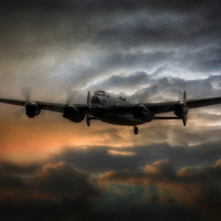 Buy canvas prints of Lancaster Bomber  by Jason Green