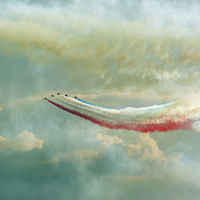 Buy canvas prints of  Red Arrows by Jason Green