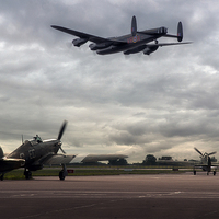Buy canvas prints of BBMF and Vera by Jason Green