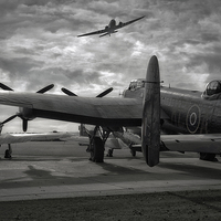 Buy canvas prints of  Battle of Britain memorial Flight by Jason Green
