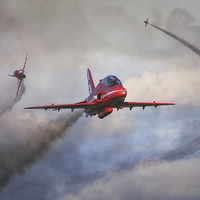 Buy canvas prints of The Red Arrows  by Jason Green