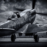 Buy canvas prints of  Spitfire by Jason Green