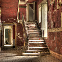 Buy canvas prints of Red Stair Party by Jason Green