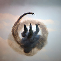 Buy canvas prints of The Red Arrows by Jason Green