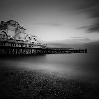 Buy canvas prints of :Southsea pier: by andrew bagley