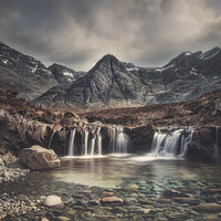 Buy canvas prints of Fairy Pools by andrew bagley