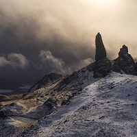 Buy canvas prints of  Old Man Of Storr by andrew bagley