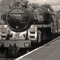 Buy canvas prints of BR Standard Class 5MT - No. 73096 by William Kempster