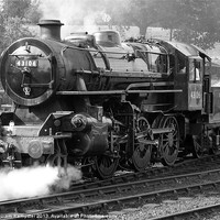 Buy canvas prints of LMS Ivatt Class 4 2-6-0 No.43106 by William Kempster