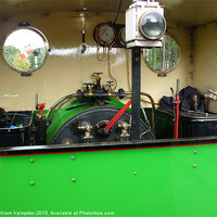 Buy canvas prints of Great Whipsnade Railway locomotive Excelsior by William Kempster
