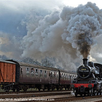 Buy canvas prints of BR Standard 2 Mogul No 78019 by William Kempster