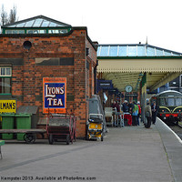 Buy canvas prints of GCR Loughborough Station by William Kempster