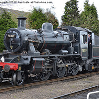 Buy canvas prints of BR Standard 2 Mogul No 78019 by William Kempster