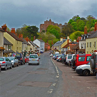 Buy canvas prints of Dunster Castle and Village by William Kempster