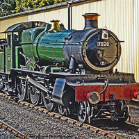 Buy canvas prints of WSR Manor Class No 7828 “Norton Manor” by William Kempster