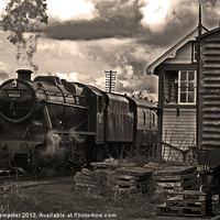 Buy canvas prints of Southern Built 8F No 48624 by William Kempster